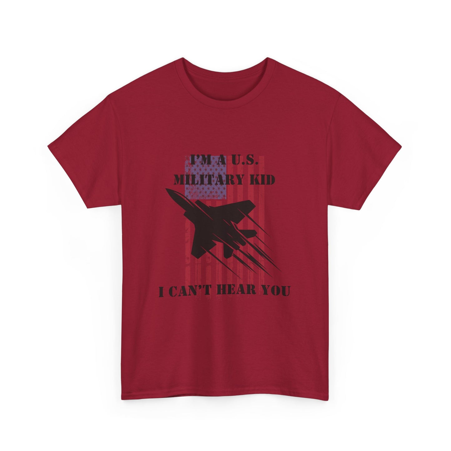 Military Kid Tee, Unisex Cotton T-Shirt, USA Proud Shirt, Gift for Military Families, Patriotic Wear, Comfortable Everyday Wear