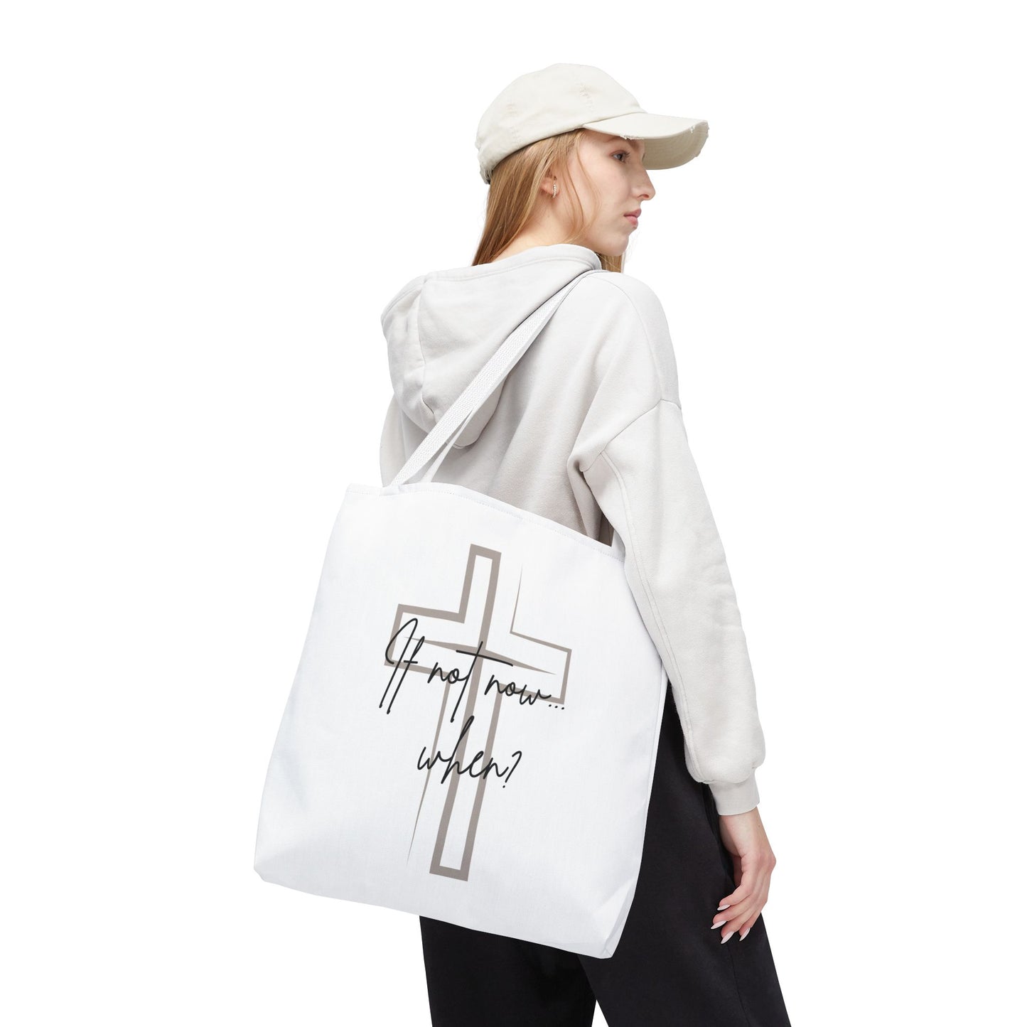 Christian tote bag, Inspirational quote bag, Religious gift, Multi-size tote bag, Christian accessories