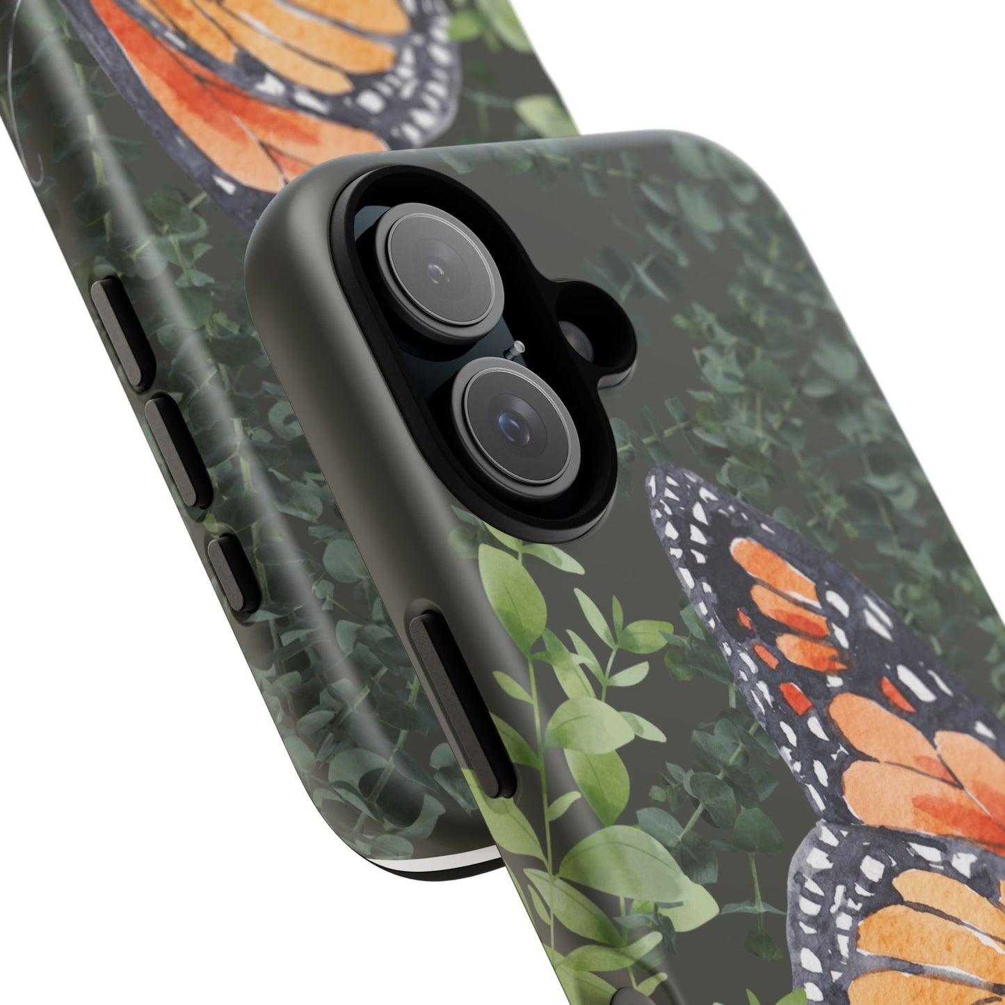 Renewed in Grace-Butterfly iPhone 16 Case, Nature Lover's Gift, Tough Cases for Protection, Stylish Phone Accessories, Unique Floral Design