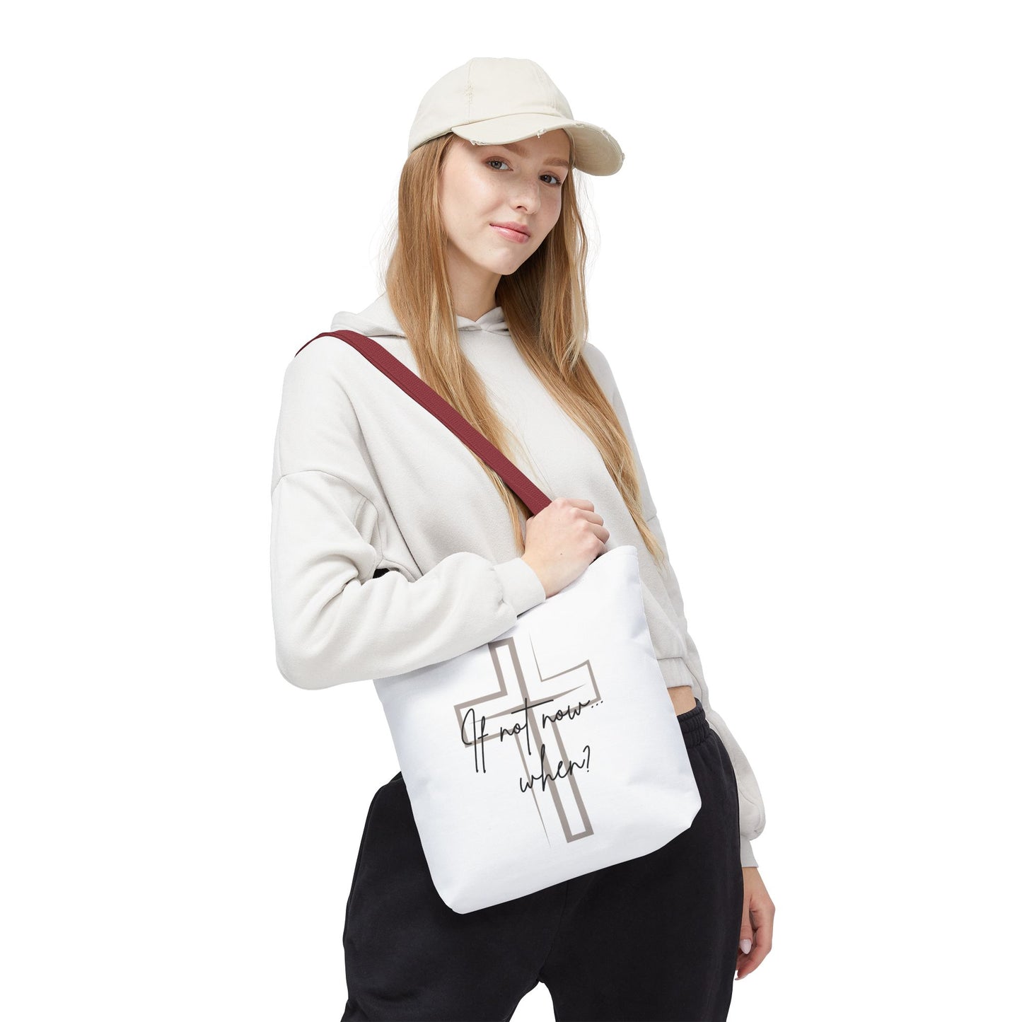 Christian tote bag, Inspirational quote bag, Religious gift, Multi-size tote bag, Christian accessories