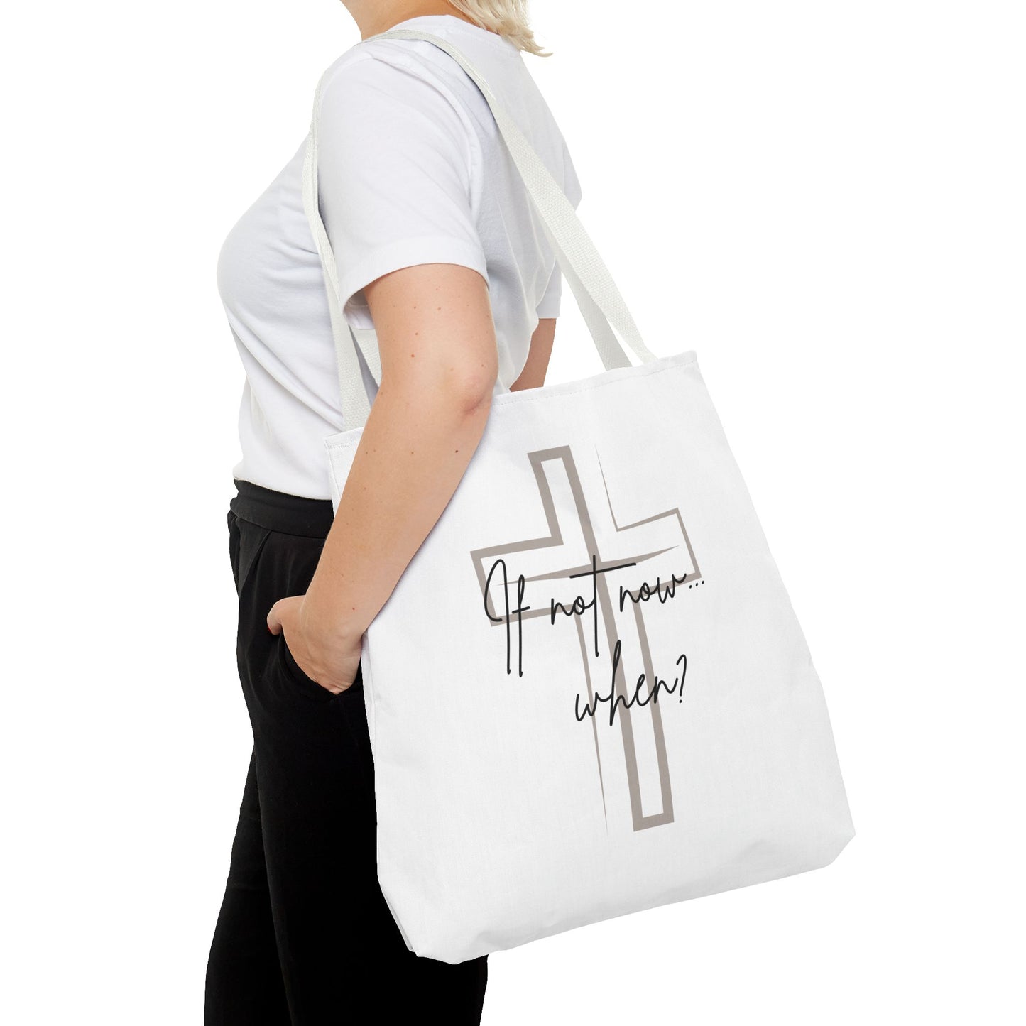 Christian tote bag, Inspirational quote bag, Religious gift, Multi-size tote bag, Christian accessories