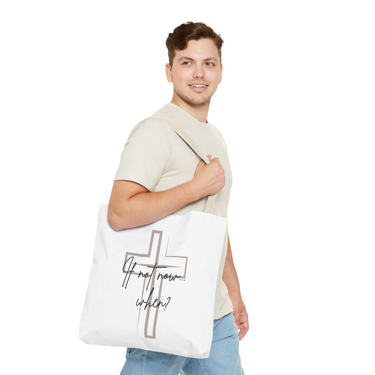 Christian tote bag, Inspirational quote bag, Religious gift, Multi-size tote bag, Christian accessories