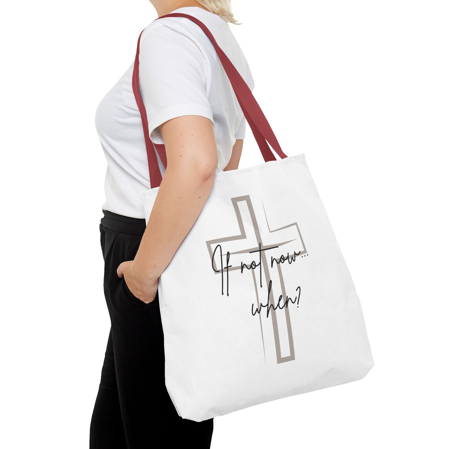 Christian tote bag, Inspirational quote bag, Religious gift, Multi-size tote bag, Christian accessories