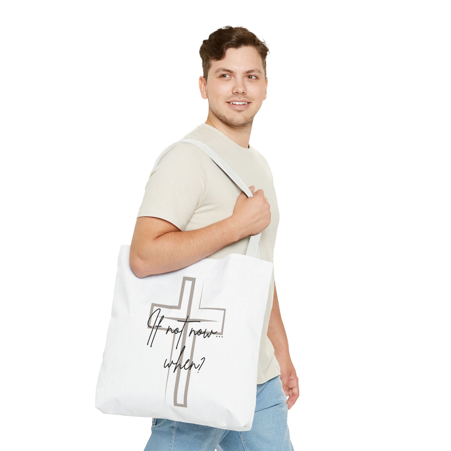 Christian tote bag, Inspirational quote bag, Religious gift, Multi-size tote bag, Christian accessories