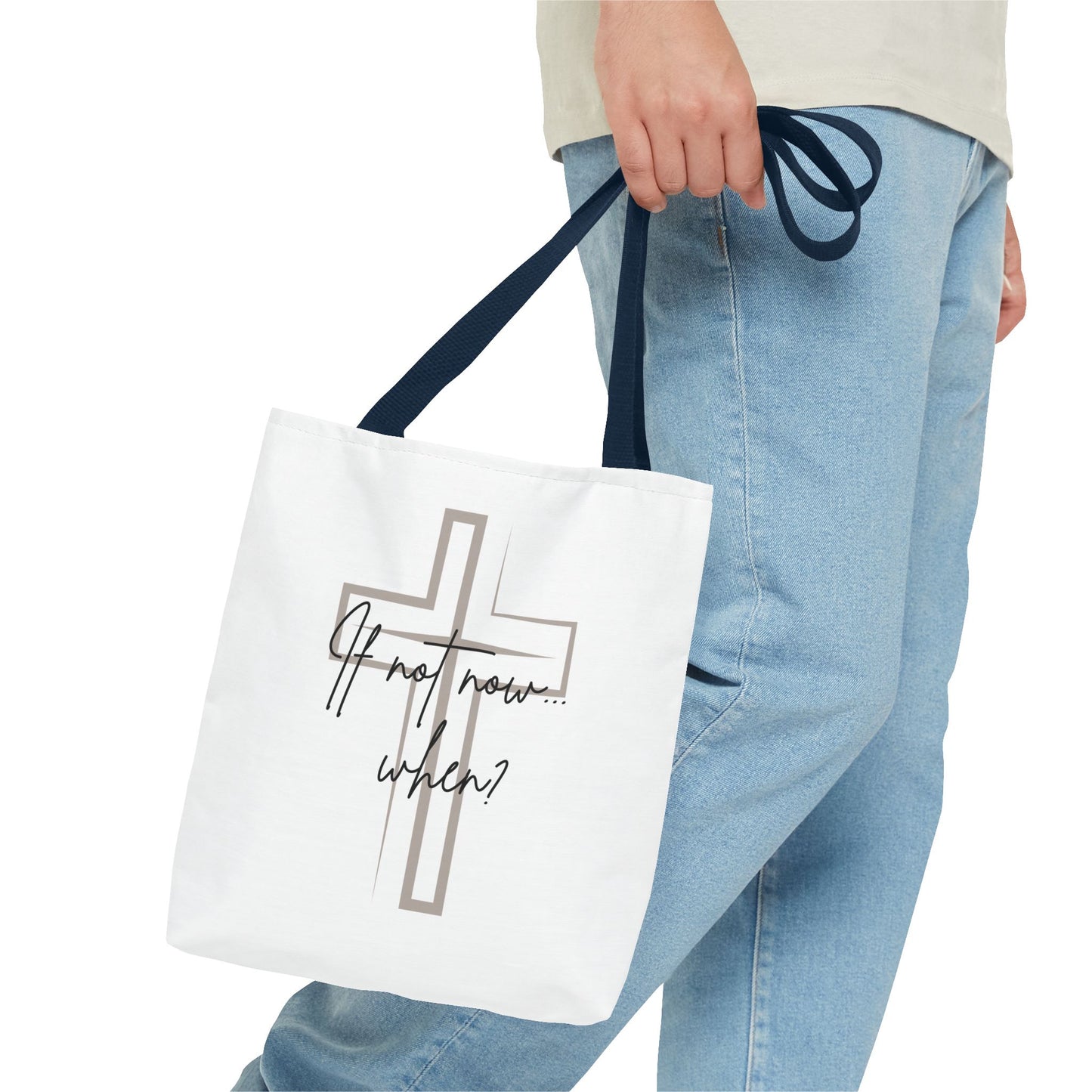 Christian tote bag, Inspirational quote bag, Religious gift, Multi-size tote bag, Christian accessories