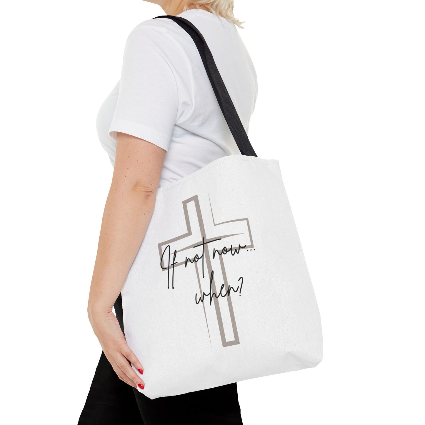 Christian tote bag, Inspirational quote bag, Religious gift, Multi-size tote bag, Christian accessories