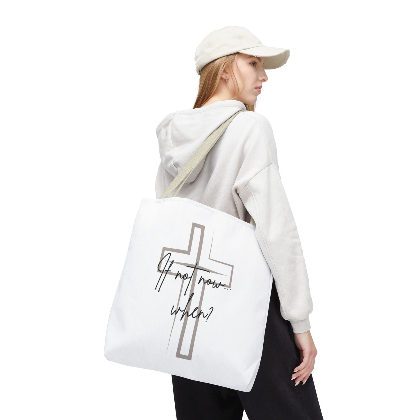 Christian tote bag, Inspirational quote bag, Religious gift, Multi-size tote bag, Christian accessories