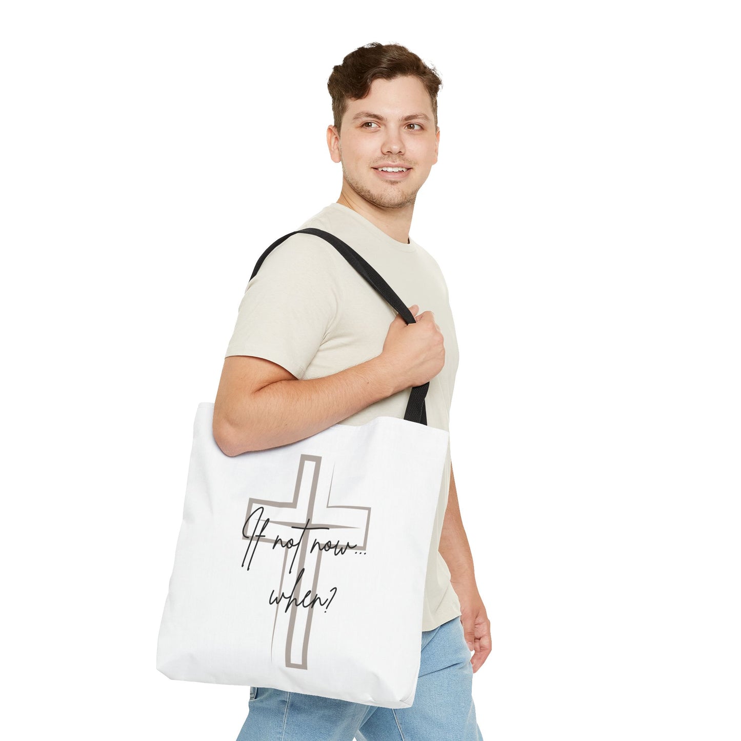 Christian tote bag, Inspirational quote bag, Religious gift, Multi-size tote bag, Christian accessories