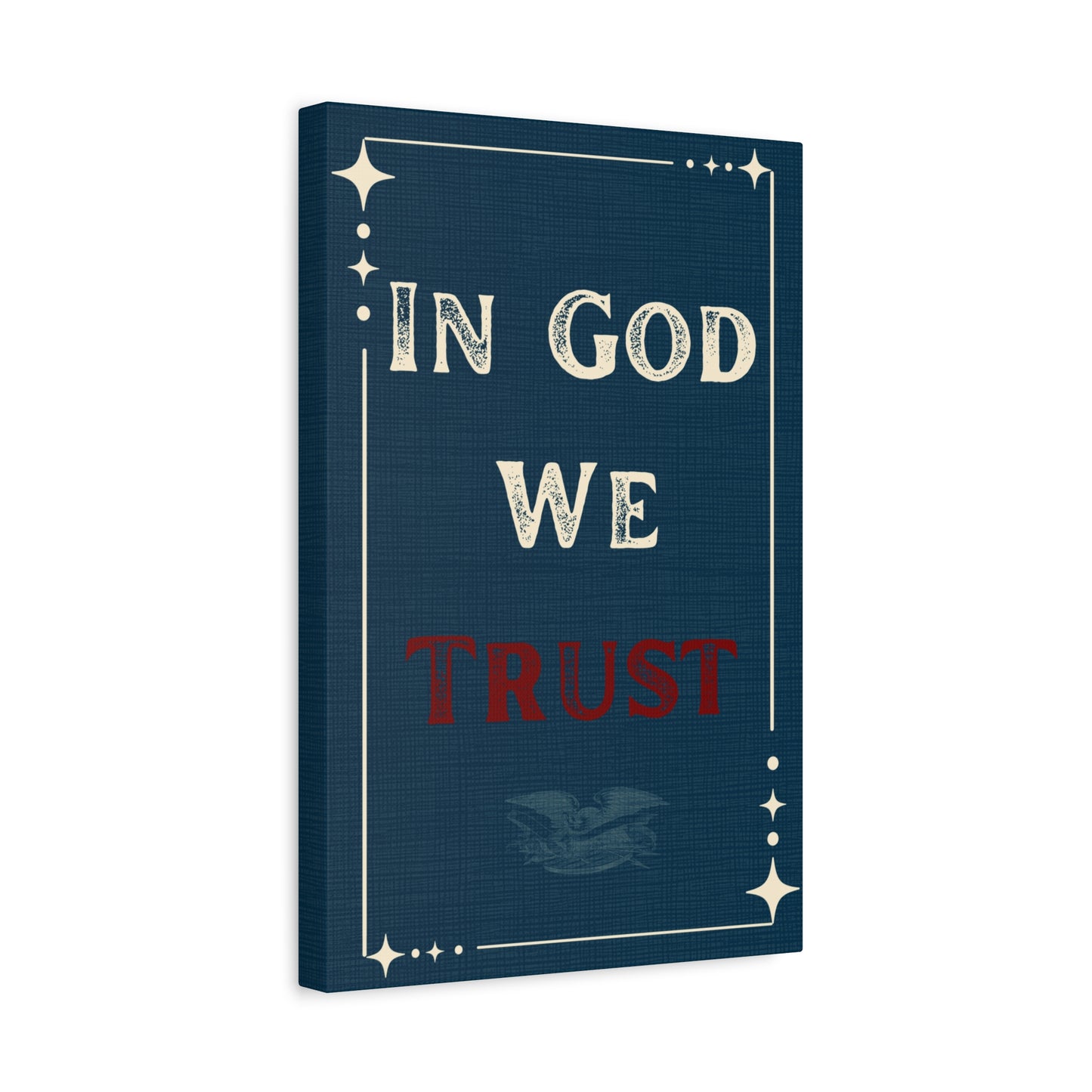 In God We Trust Vintage Americana Wall Art | Canvas & Poster