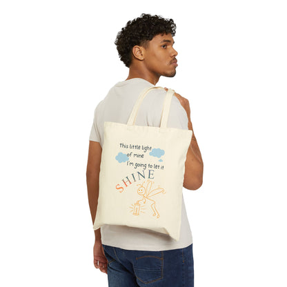 Light of Mine Pew Partner- Inspirational Natural Tote Bag