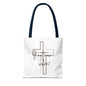 Christian tote bag, Inspirational quote bag, Religious gift, Multi-size tote bag, Christian accessories
