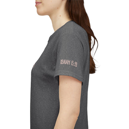 Here I Am Lord Christian T-Shirt | Send Me Back Print Faith Apparel