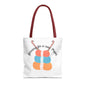 Crochet Lover's Tote Bag, Yarn Project Bag, Knitting Gift, Craft Tote, Cute Yarn Bags, Yarn Storage for Crafters