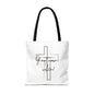 Christian tote bag, Inspirational quote bag, Religious gift, Multi-size tote bag, Christian accessories
