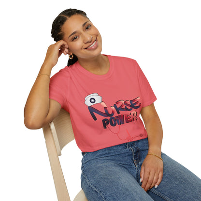 Nurse Power T‑Shirt – Nursing Appreciation Shirt, Nurses Week 2026 Tee, RN LPN CNA Gift, Nurse Life Top