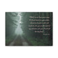 Psalm 25:4 Scripture Wall Art • Christian Canvas Print • Bible Verse Home Decor • Religious Wall Art • Faith Gift • Woodland Nature Decor