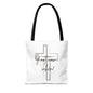 Christian tote bag, Inspirational quote bag, Religious gift, Multi-size tote bag, Christian accessories