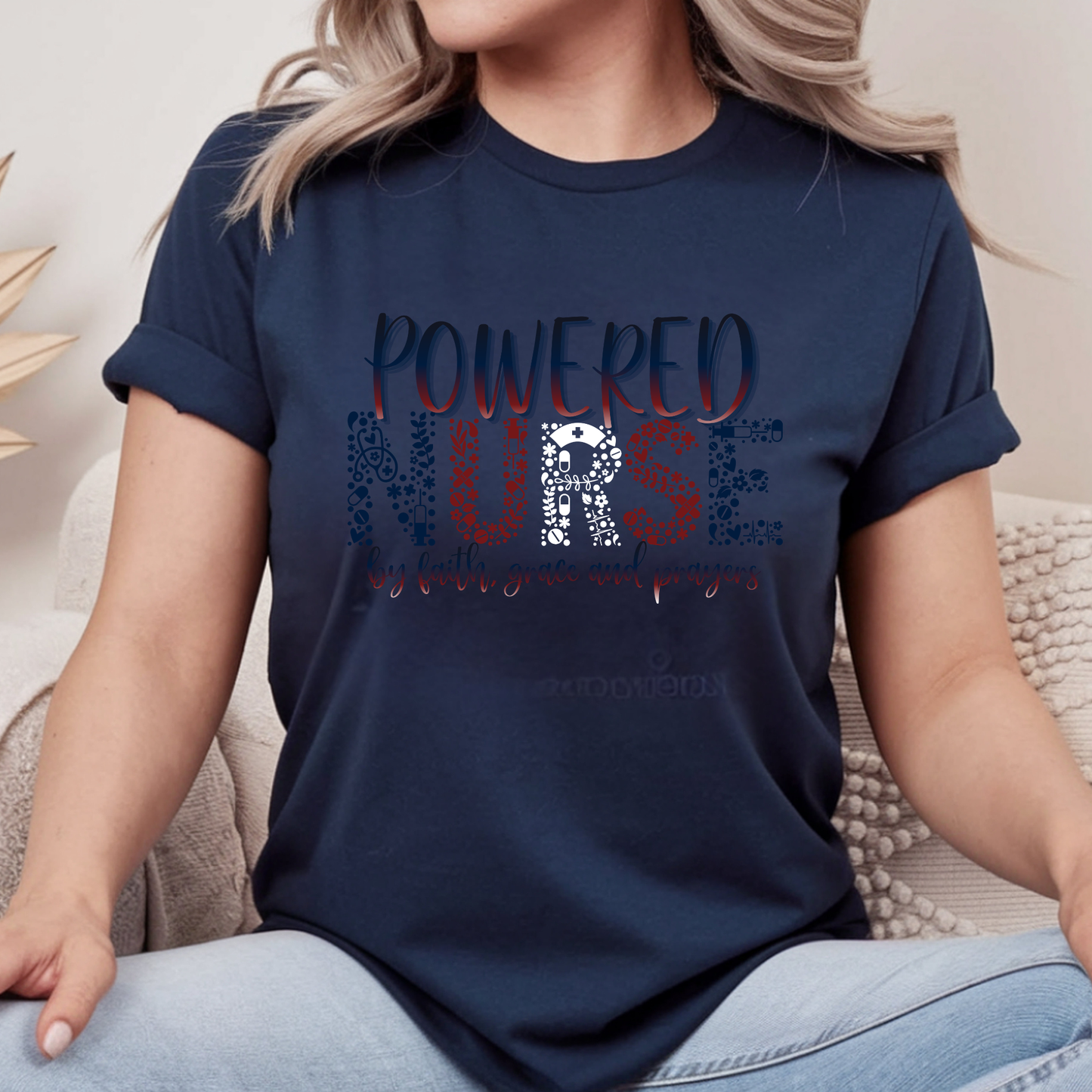 Powered Nurse Power Shirt – Nurses Week 2026 Shirt, RN LPN CNA Gift