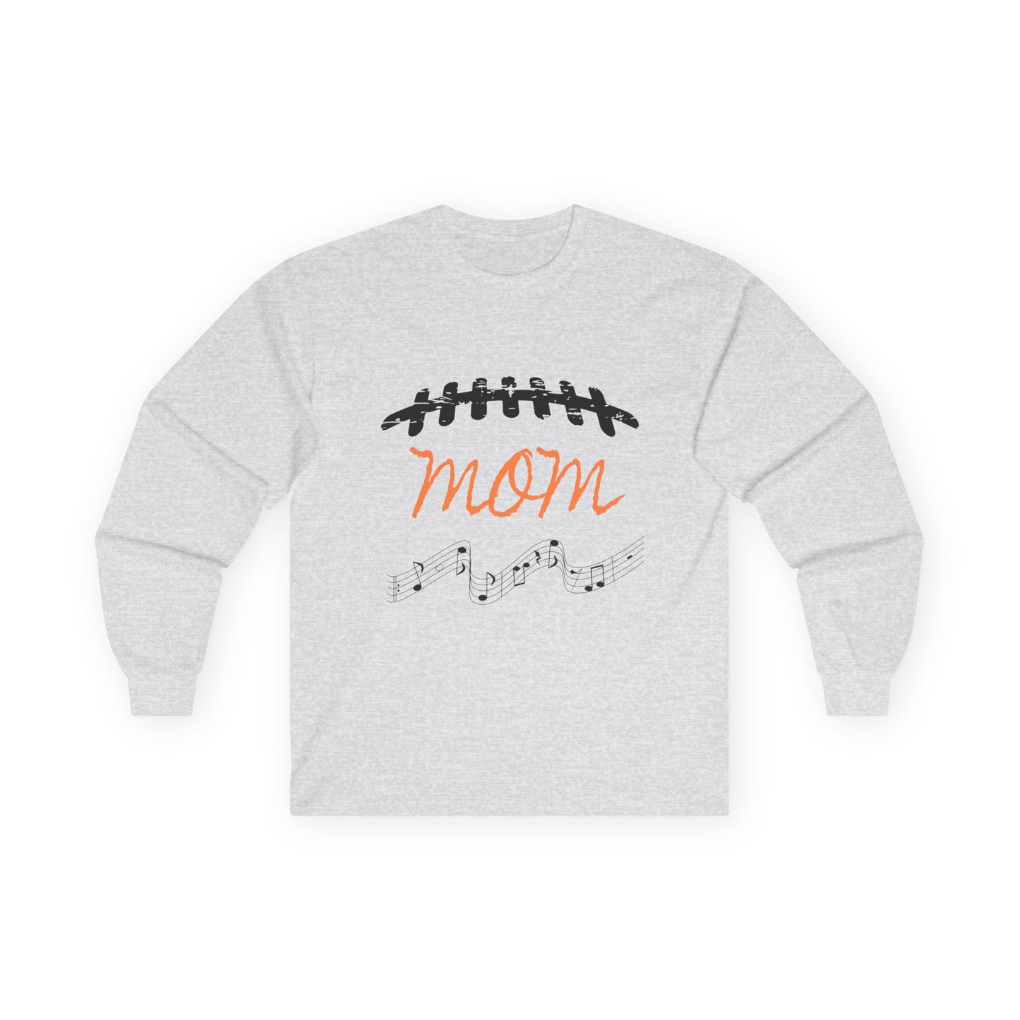 Football Mom Long Sleeve Tee - Perfect Gift for Sports Moms, Game Day, Casual Wear, Holiday Gift, Trendy Apparel
