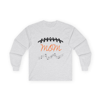 Football Mom Long Sleeve Tee - Perfect Gift for Sports Moms, Game Day, Casual Wear, Holiday Gift, Trendy Apparel