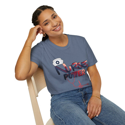 Nurse Power T‑Shirt – Nursing Appreciation Shirt, Nurses Week 2026 Tee, RN LPN CNA Gift, Nurse Life Top