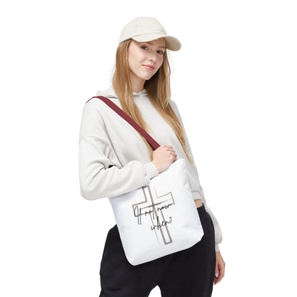Christian tote bag, Inspirational quote bag, Religious gift, Multi-size tote bag, Christian accessories
