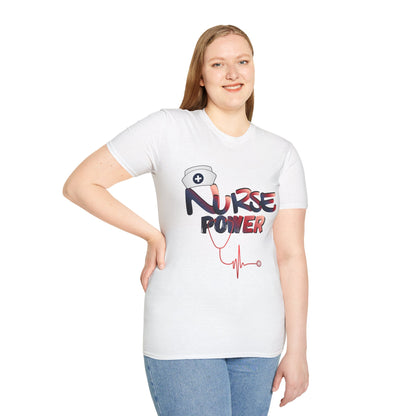 Nurse Power T‑Shirt – Nursing Appreciation Shirt, Nurses Week 2026 Tee, RN LPN CNA Gift, Nurse Life Top