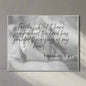 Inspirational Framed Canvas Art - 1 Samuel 1:27 - Faithful Family Decor