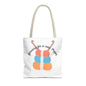 Crochet Lover's Tote Bag, Yarn Project Bag, Knitting Gift, Craft Tote, Cute Yarn Bags, Yarn Storage for Crafters