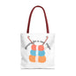 Crochet Lover's Tote Bag, Yarn Project Bag, Knitting Gift, Craft Tote, Cute Yarn Bags, Yarn Storage for Crafters