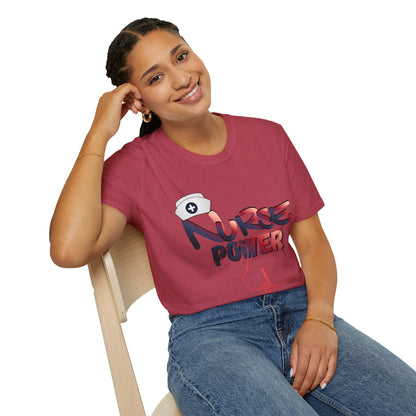 Nurse Power T‑Shirt – Nursing Appreciation Shirt, Nurses Week 2026 Tee, RN LPN CNA Gift, Nurse Life Top