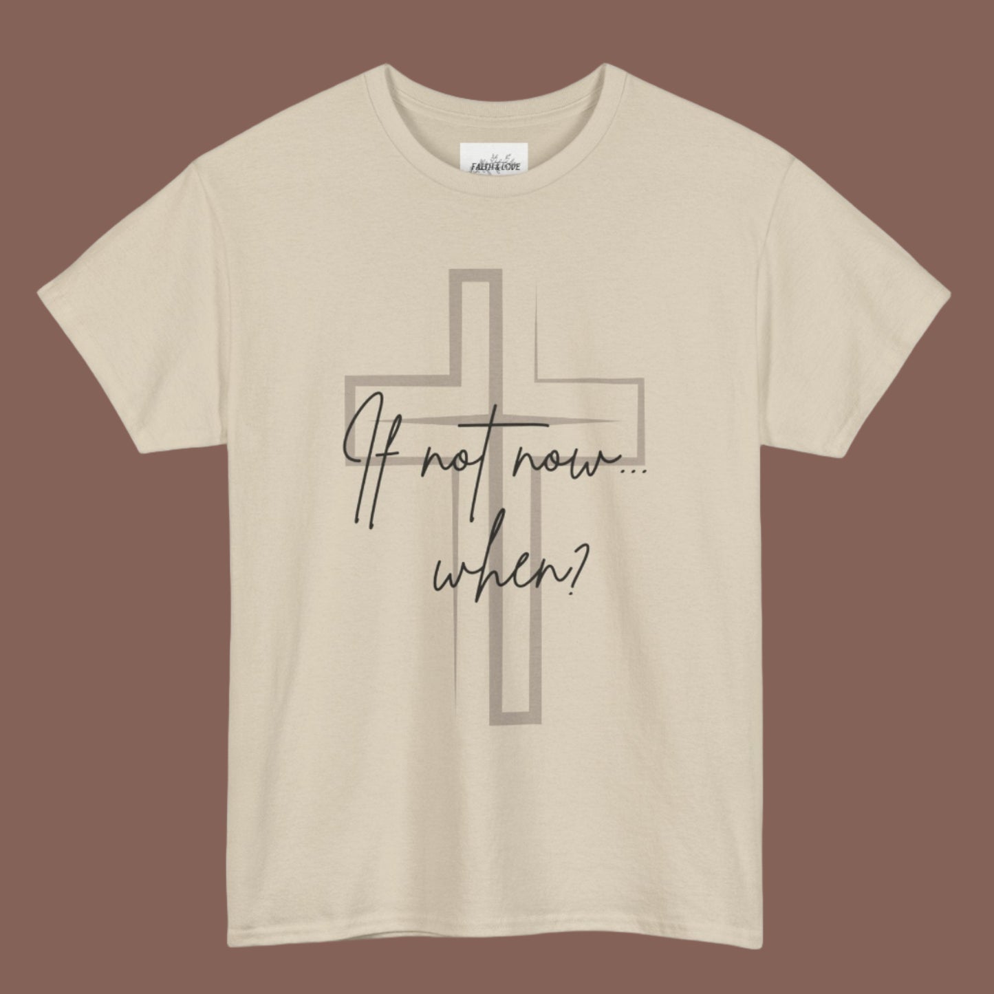 Faith-inspired Tshirt, Christian Gifts, Christian cross shirt with motivational quote, Religious inspirational t-shirt gift