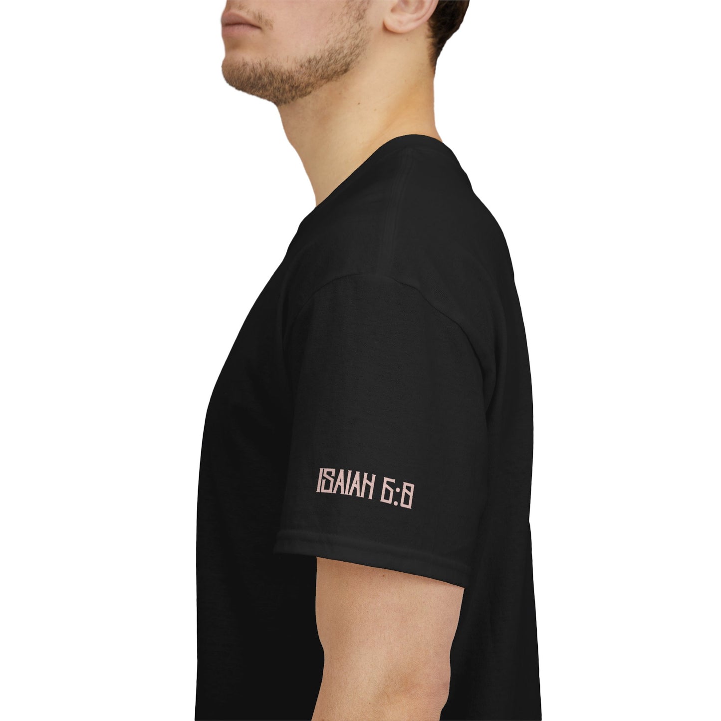 Here I Am Lord Christian T-Shirt | Send Me Back Print Faith Apparel