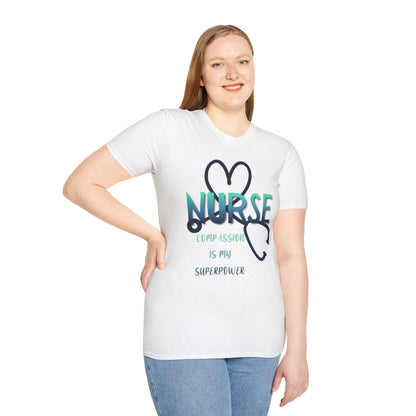 Nurse Compassion Is My Superpower Shirt – Nurse Superpower Tee, Nurses Week 2026 Gift, RN LPN CNA Shirt