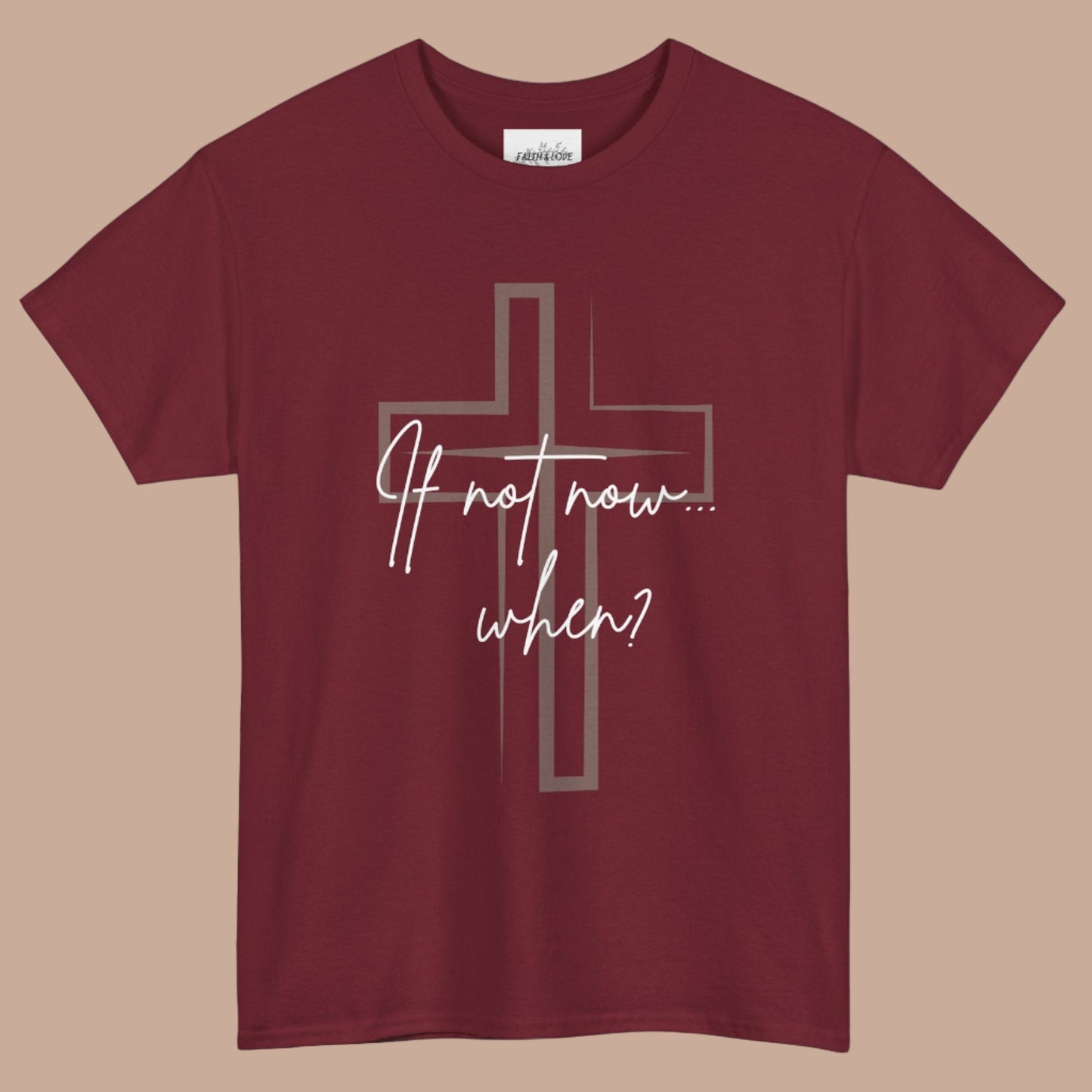 Faith-inspired Tshirt, Christian Gifts, Christian cross shirt with motivational quote, Religious inspirational t-shirt gift