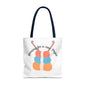 Crochet Lover's Tote Bag, Yarn Project Bag, Knitting Gift, Craft Tote, Cute Yarn Bags, Yarn Storage for Crafters