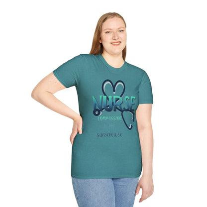 Nurse Compassion Is My Superpower Shirt – Nurse Superpower Tee, Nurses Week 2026 Gift, RN LPN CNA Shirt