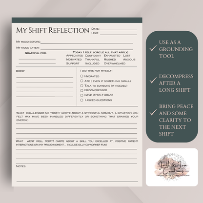 FREE Shift Reflection Sheet Set
