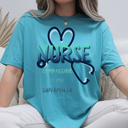 Nurse Compassion Is My Superpower Shirt – Nurse Superpower Tee, Nurses Week 2026 Gift, RN LPN CNA Shirt