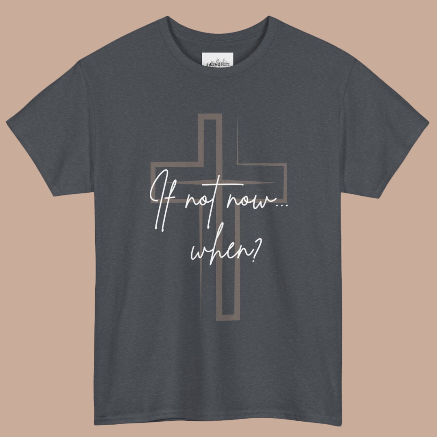 Faith-inspired Tshirt, Christian Gifts, Christian cross shirt with motivational quote, Religious inspirational t-shirt gift