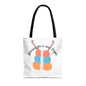 Crochet Lover's Tote Bag, Yarn Project Bag, Knitting Gift, Craft Tote, Cute Yarn Bags, Yarn Storage for Crafters