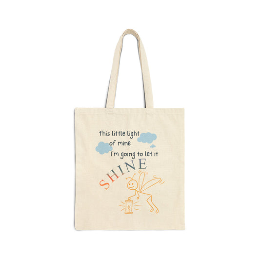 Light of Mine Pew Partner- Inspirational Natural Tote Bag