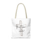 Christian tote bag, Inspirational quote bag, Religious gift, Multi-size tote bag, Christian accessories