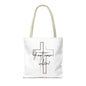 Christian tote bag, Inspirational quote bag, Religious gift, Multi-size tote bag, Christian accessories