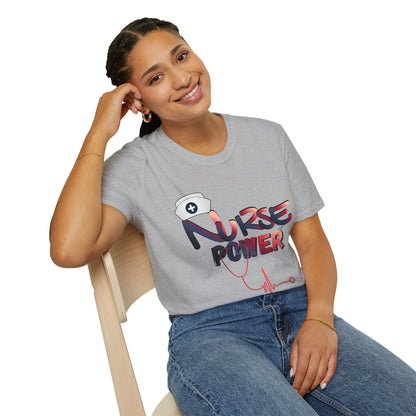 Nurse Power T‑Shirt – Nursing Appreciation Shirt, Nurses Week 2026 Tee, RN LPN CNA Gift, Nurse Life Top