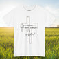 Faith-inspired Tshirt, Christian Gifts, Christian cross shirt with motivational quote, Religious inspirational t-shirt gift