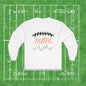 Football Mom Long Sleeve Tee - Perfect Gift for Sports Moms, Game Day, Casual Wear, Holiday Gift, Trendy Apparel