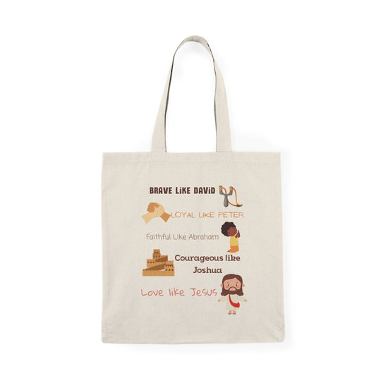 Pew Partners Kids Christian Tote Bag | Bible Study & Church Canvas Bag