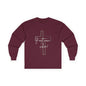 Christian T-shirt, Cross graphic tee, Faith shirt, Inspirational quote shirt, Cross T-shirt