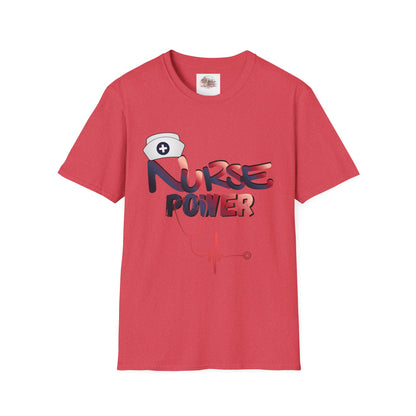 Nurse Power T‑Shirt – Nursing Appreciation Shirt, Nurses Week 2026 Tee, RN LPN CNA Gift, Nurse Life Top